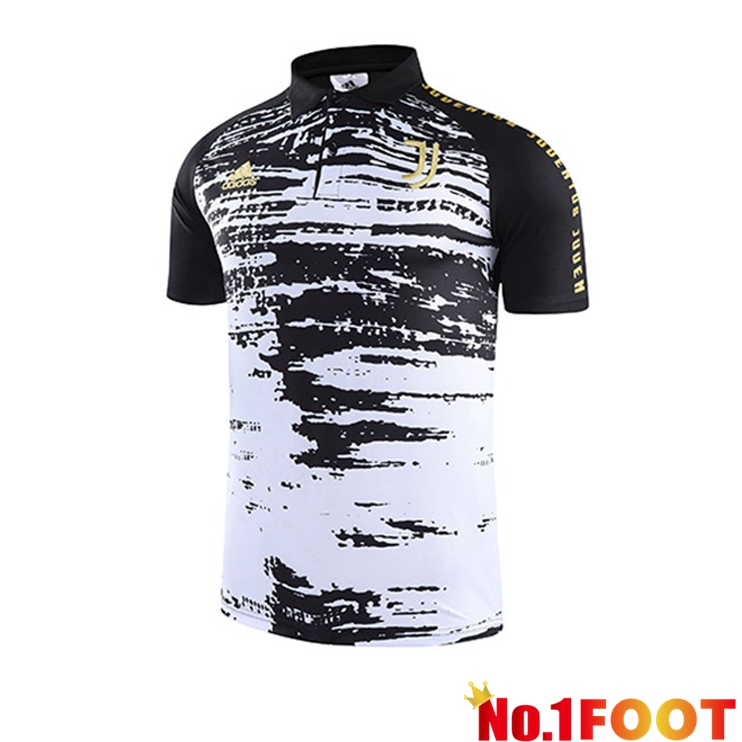 Juventus Polo Shirt White Black 2021/2022