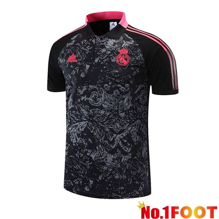 Real Madrid Polo Shirt Black 2021/2022