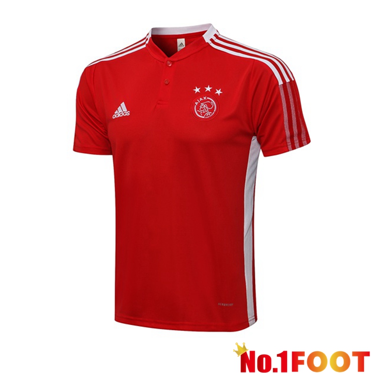 AFC Ajax Polo Shirt Red 2021/2022