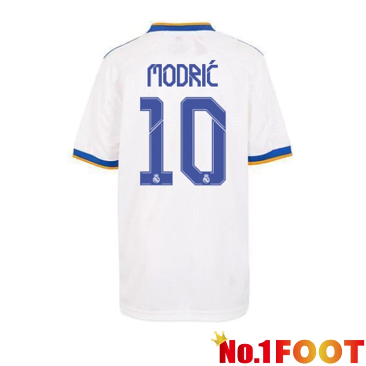 Real Madrid (MODRIC 10) Home Jersey White 2021/2022