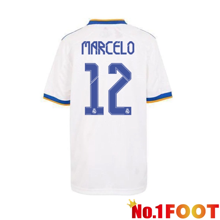 Real Madrid (MARCELO 12) Home Jersey White 2021/2022