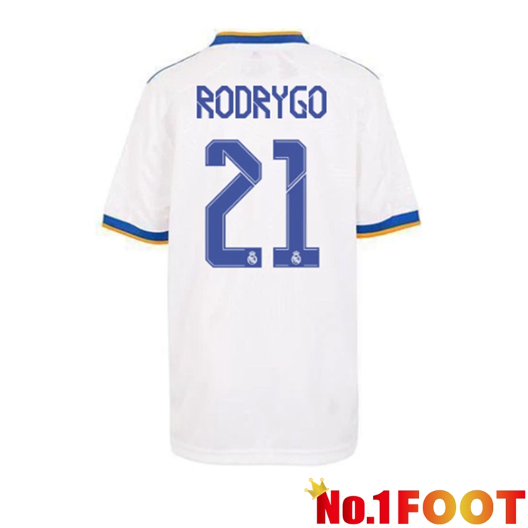 Real Madrid (Rodrygo 21) Home Jersey White 2021/2022