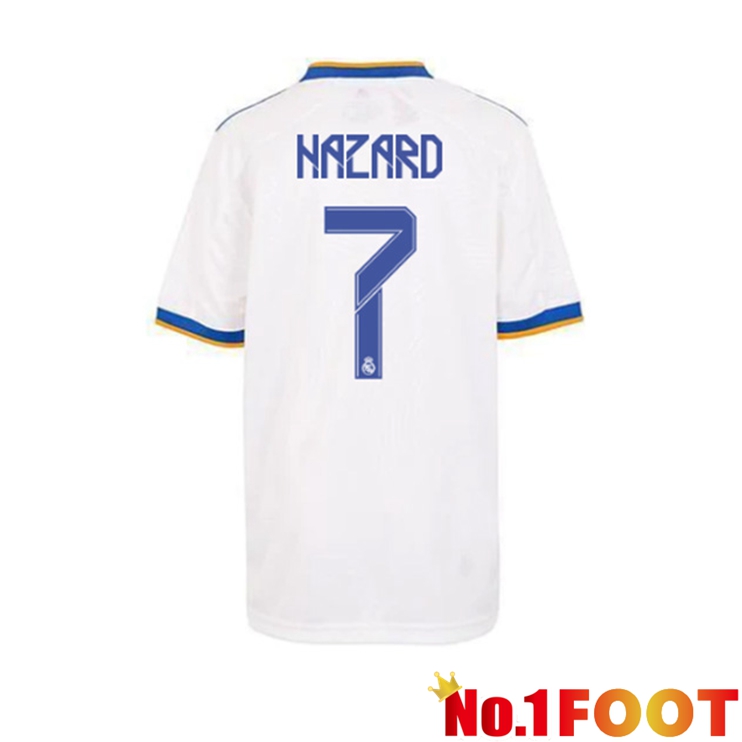 Real Madrid (HAZARD 7) Home Jersey White 2021/2022