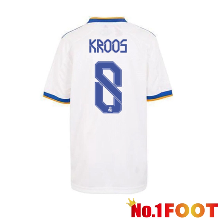 Real Madrid (KROOS 8) Home Jersey White 2021/2022