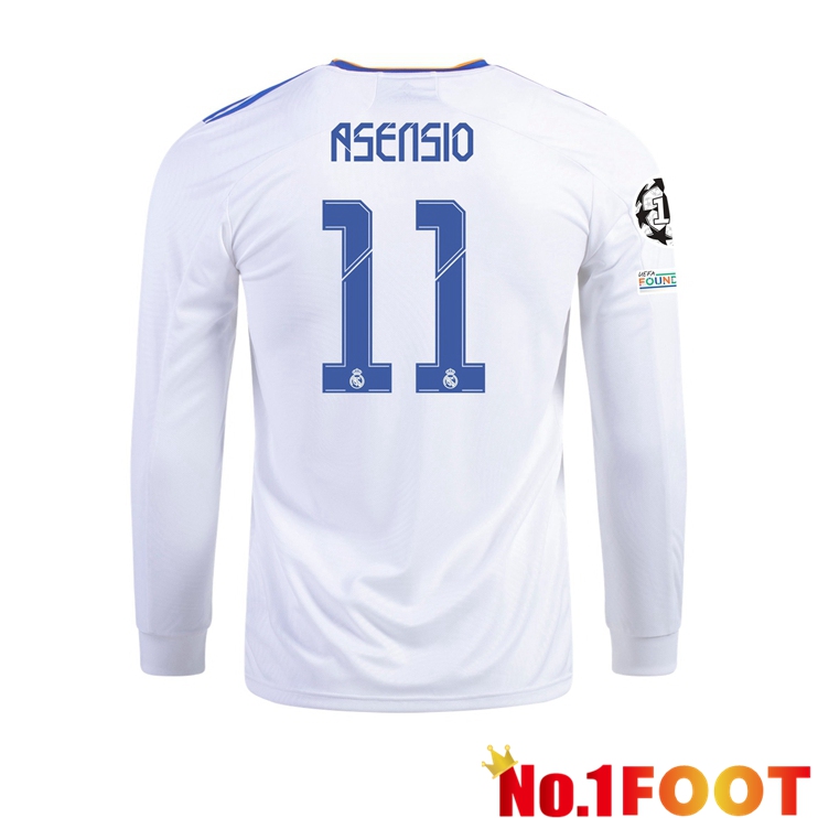 Real Madrid (MARCO ASENSIO 11) Home Jersey Long sleeve 2021/2022