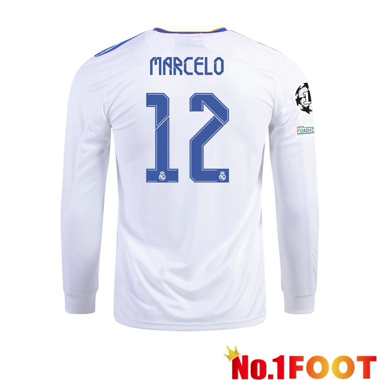 Real Madrid (MARCELO REAL 12) Home Jersey Long sleeve 2021/2022