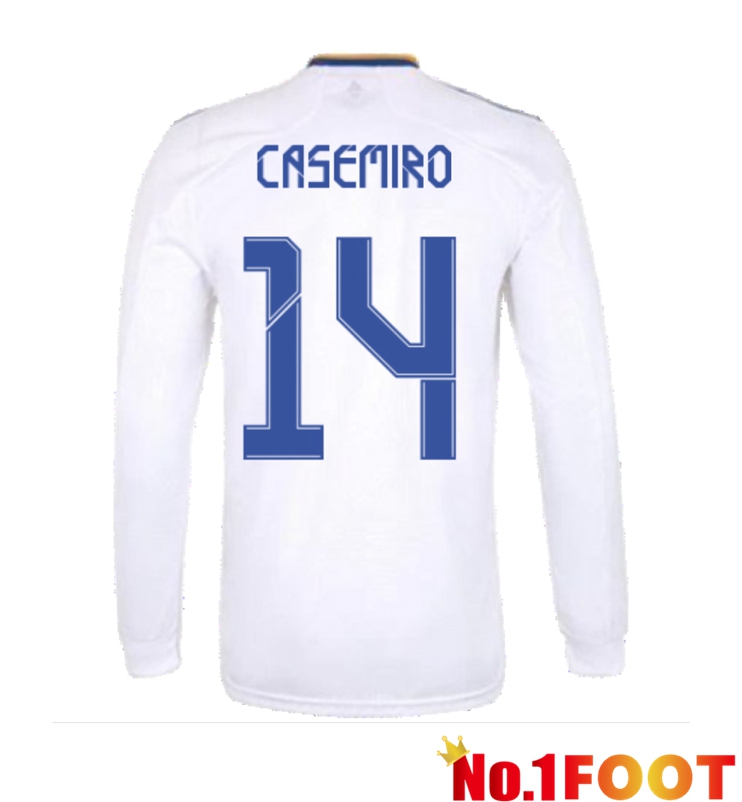 Real Madrid (CASEMIRO 14) Home Jersey Long sleeve 2021/2022