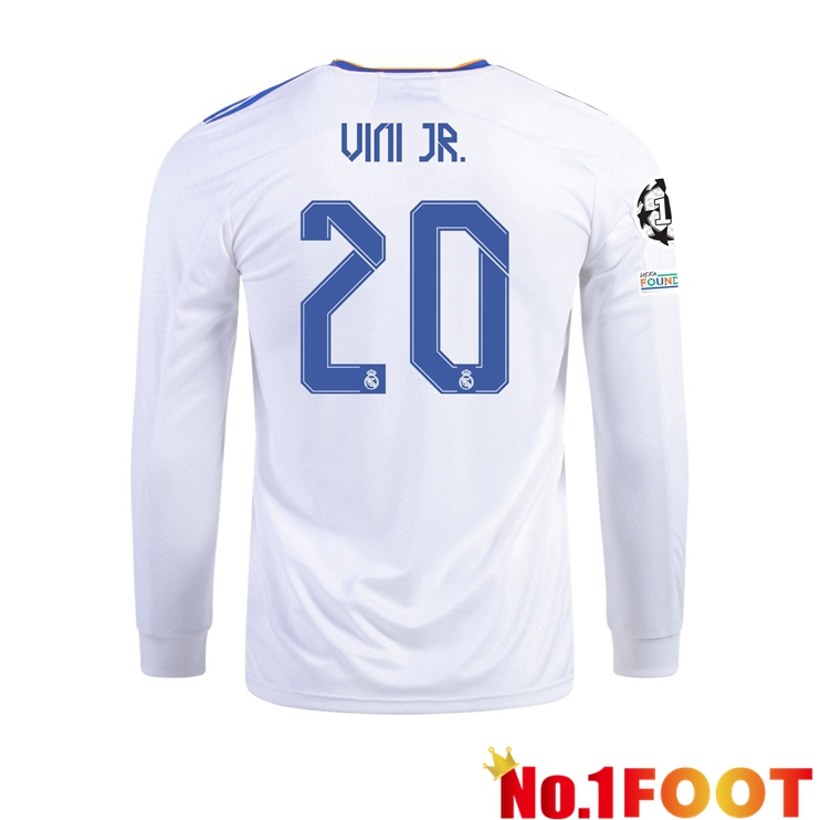 Real Madrid (VINICIUS JR. 20) Home Jersey Long sleeve 2021/2022