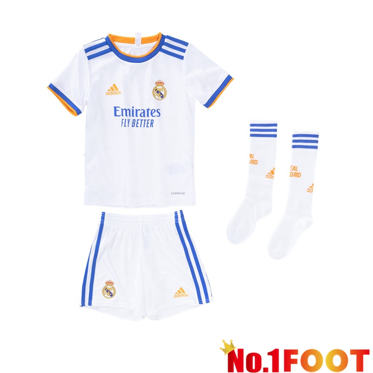 Real Madrid Kids Home Jersey White 2021/2022