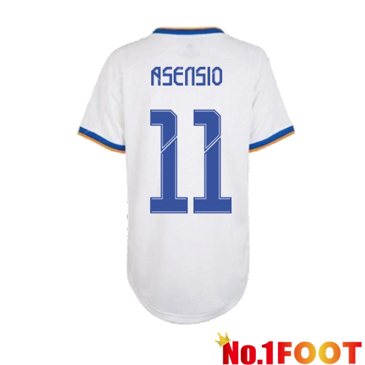 Real Madrid (ASENSIO 11) Womens Home Jersey White 2021/2022