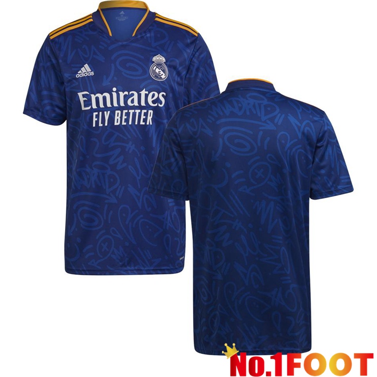 Real Madrid Away Jersey Blue 2021/2022