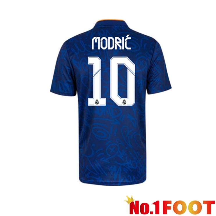 Real Madrid (MODRIC 10) Away Jersey Blue 2021/2022