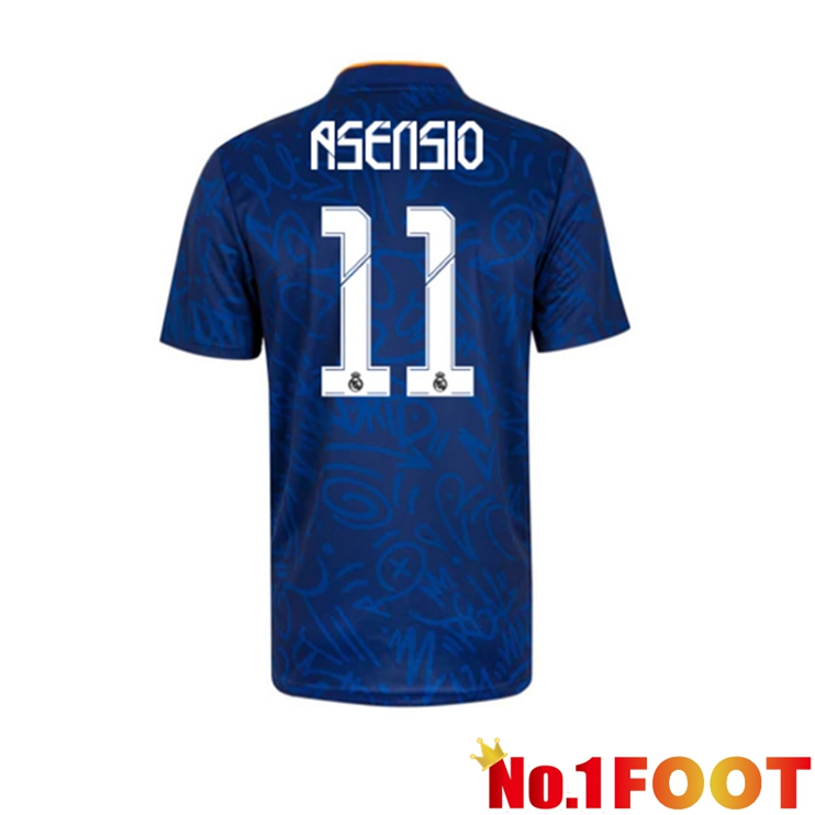 Real Madrid (ASENSIO 11) Away Jersey Blue 2021/2022