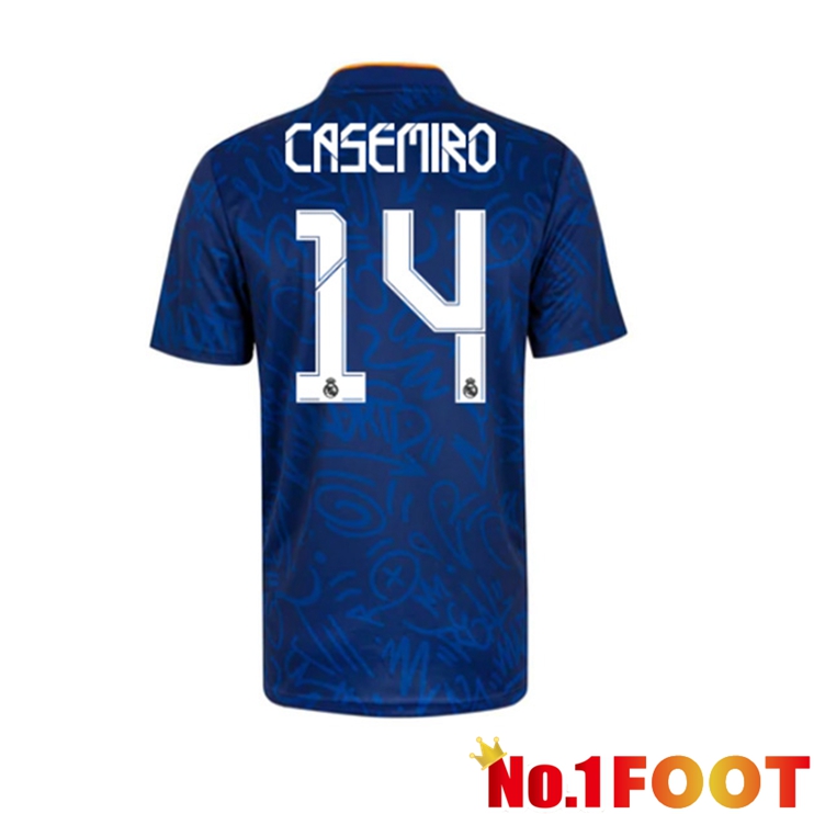 Real Madrid (CASEMIRO 14) Away Jersey Blue 2021/2022