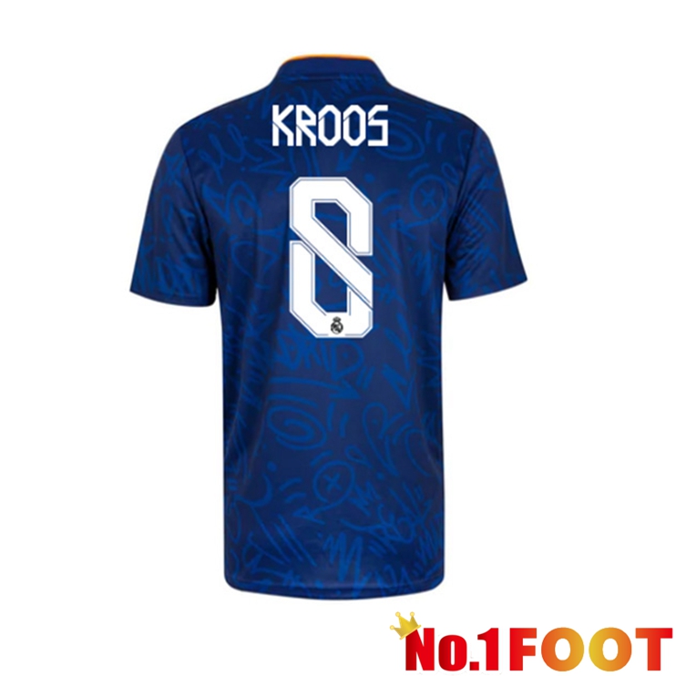 Real Madrid (KROOS 8) Away Jersey Blue 2021/2022