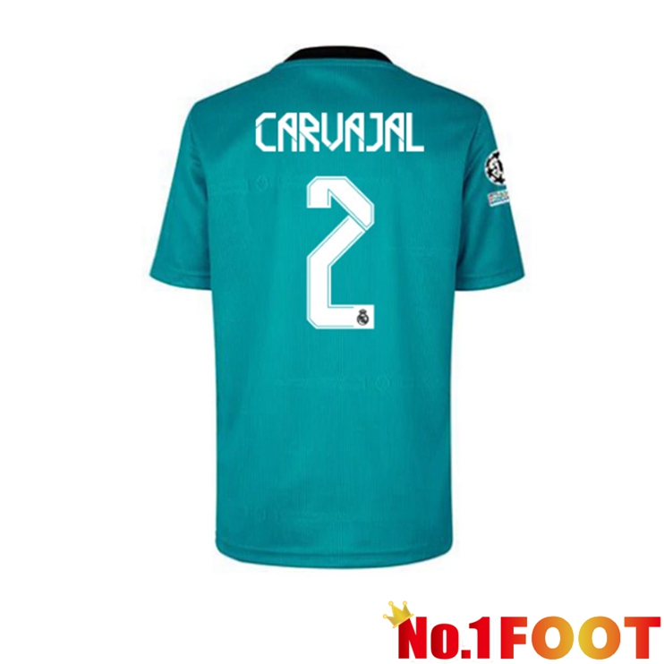 Real Madrid (DANI CARVAJAL 2) Third Jersey Blue Green 2021/2022