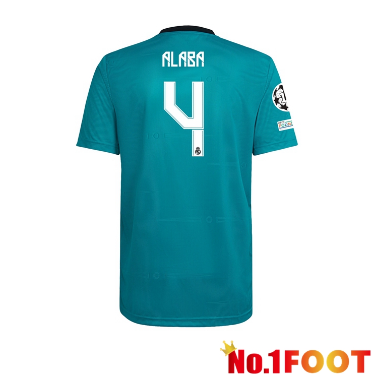 Real Madrid (SERGIO RAMOS 4) Third Jersey Blue Green 2021/2022