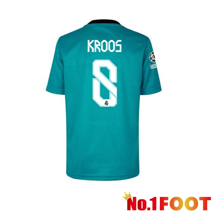 Real Madrid (KROOS 8) Third Jersey Blue Green 2021/2022