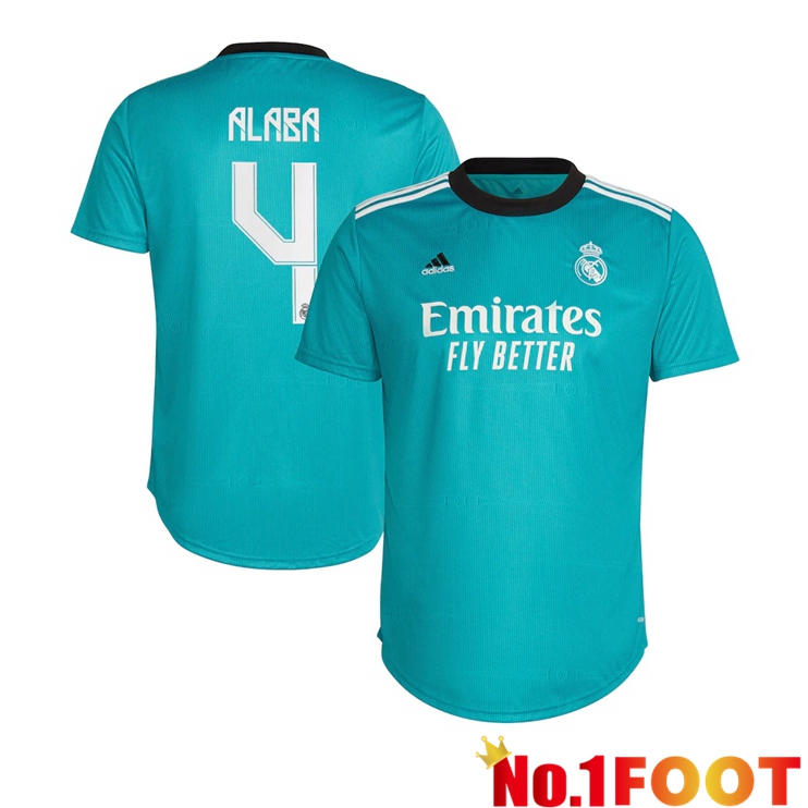 Real Madrid (SERGIO RAMOS 4) Womens Third Jersey Blue Green 2021/2022