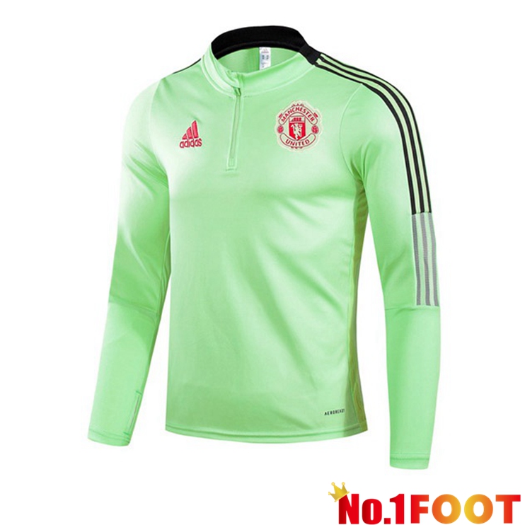 Manchester United Training Sweatshirt Green 2021/2022