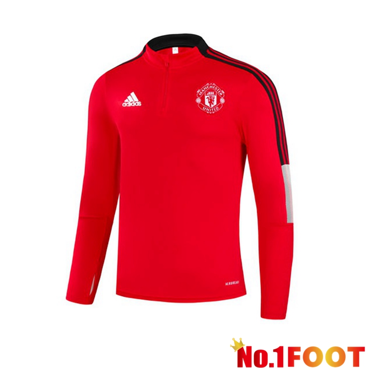 Manchester United Training Sweatshirt Red 2021/2022