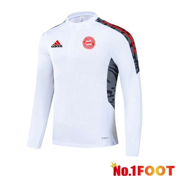 Bayern Munich Training Sweatshirt White 2021/2022