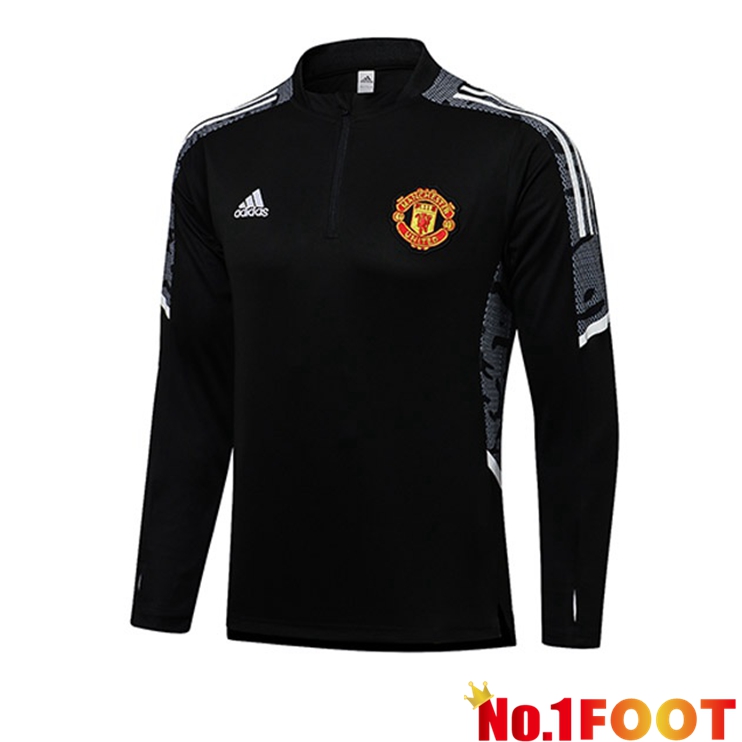 Manchester United Training Sweatshirt Black 2021/2022