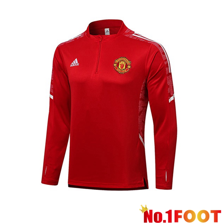 Manchester United Training Sweatshirt Red 2021/2022