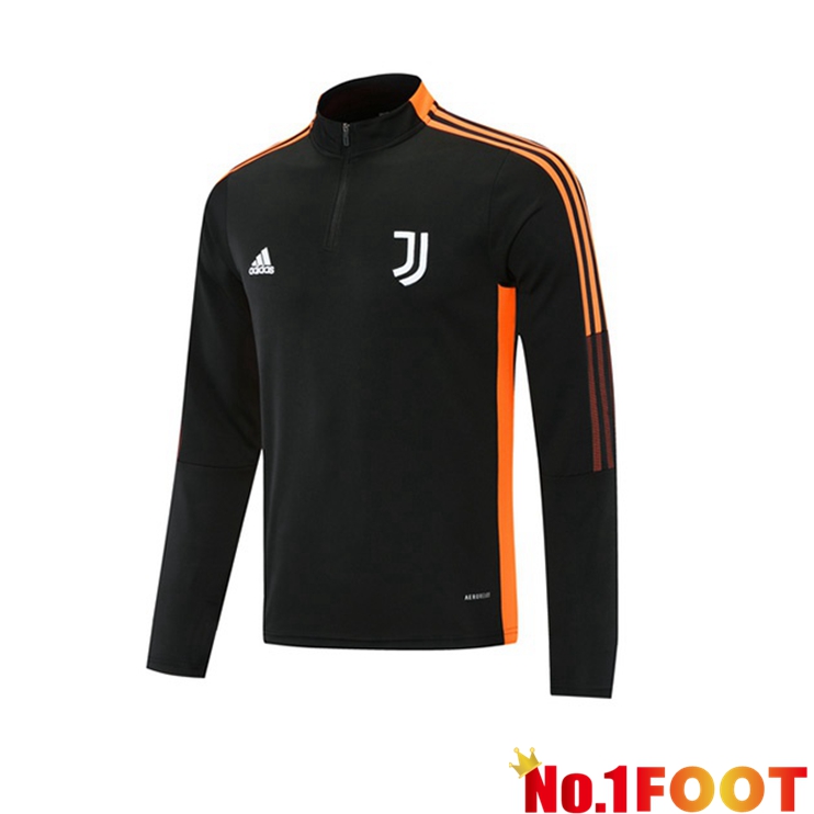 Juventus Training Sweatshirt Black Orange 2021/2022