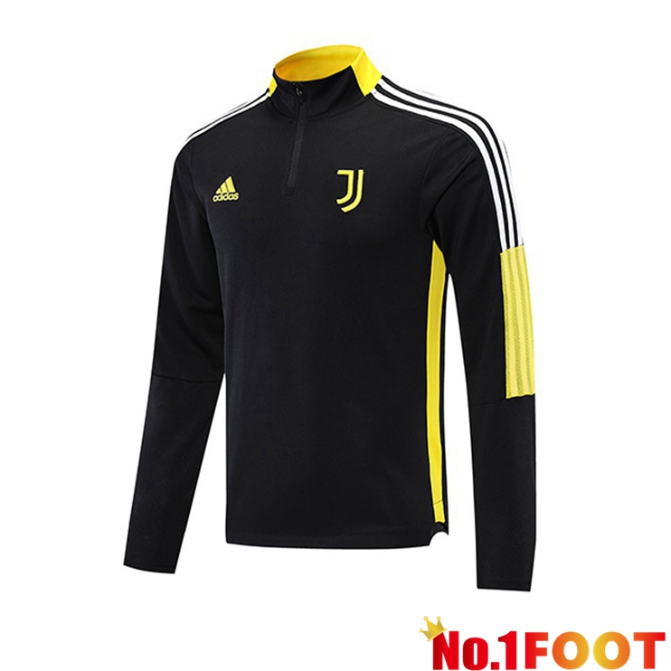 Juventus Training Sweatshirt Black Yellow 2021/2022