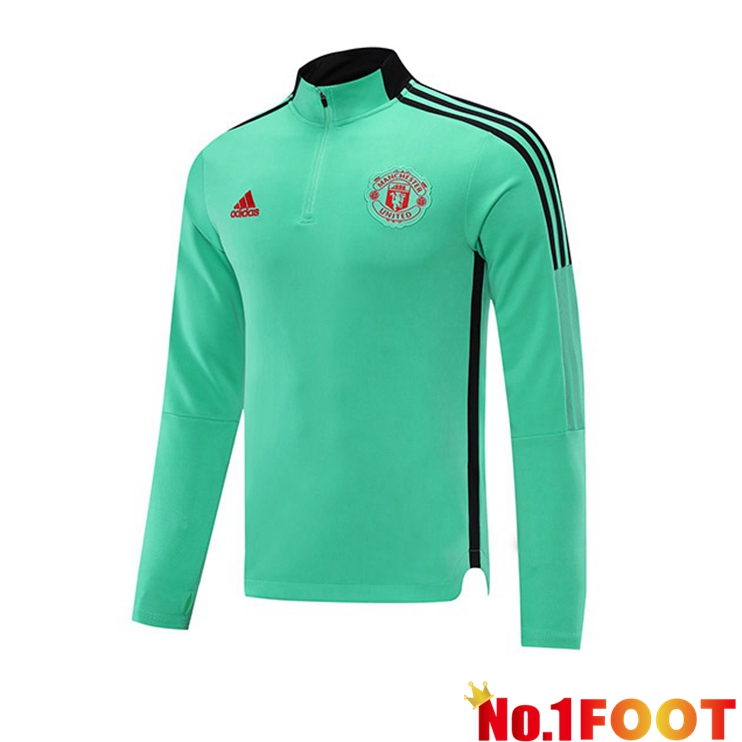 Manchester United Training Sweatshirt Green 2021/2022