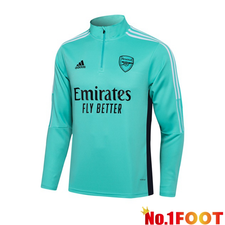 Arsenal Training Sweatshirt Green 2021/2022