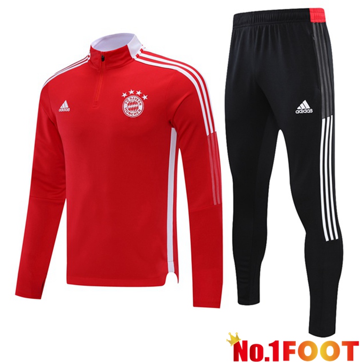 Bayern Munich Training Tracksuit Red 2021/2022