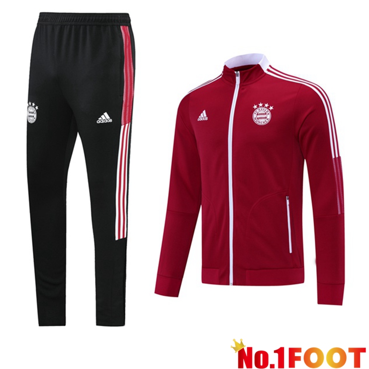 Bayern Munich Training Tracksuit Red 2021/2022