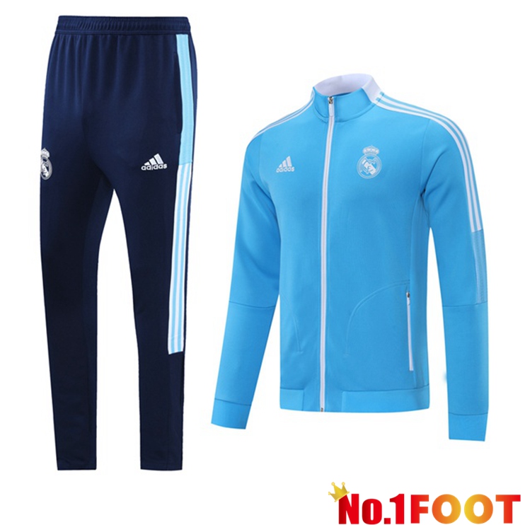 Real Madrid Training Tracksuit Blue 2021/2022