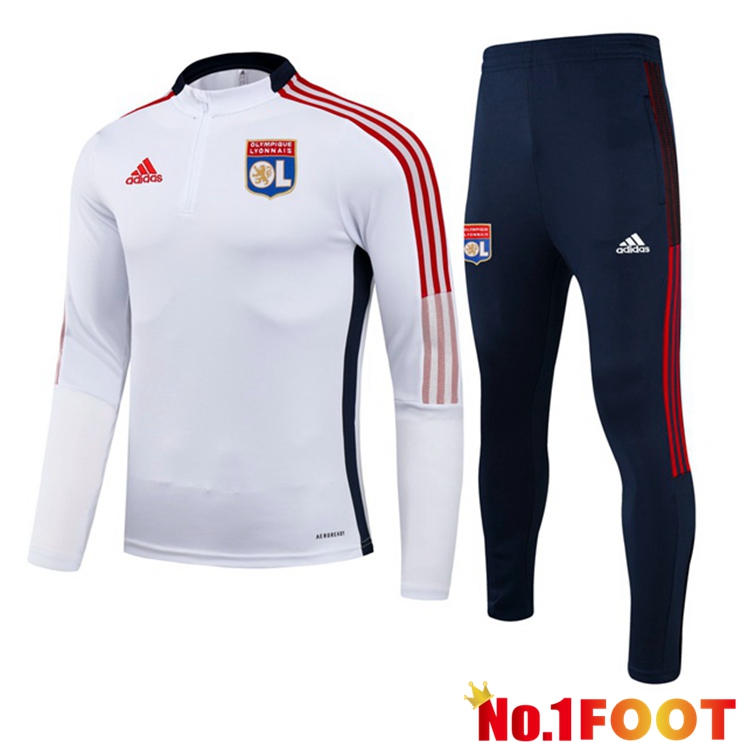 Lyon OL Training Tracksuit White 2021/2022