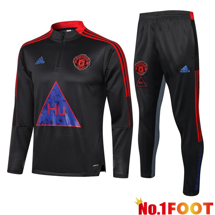 Manchester United Training Tracksuit Grey Fonce 2021/2022