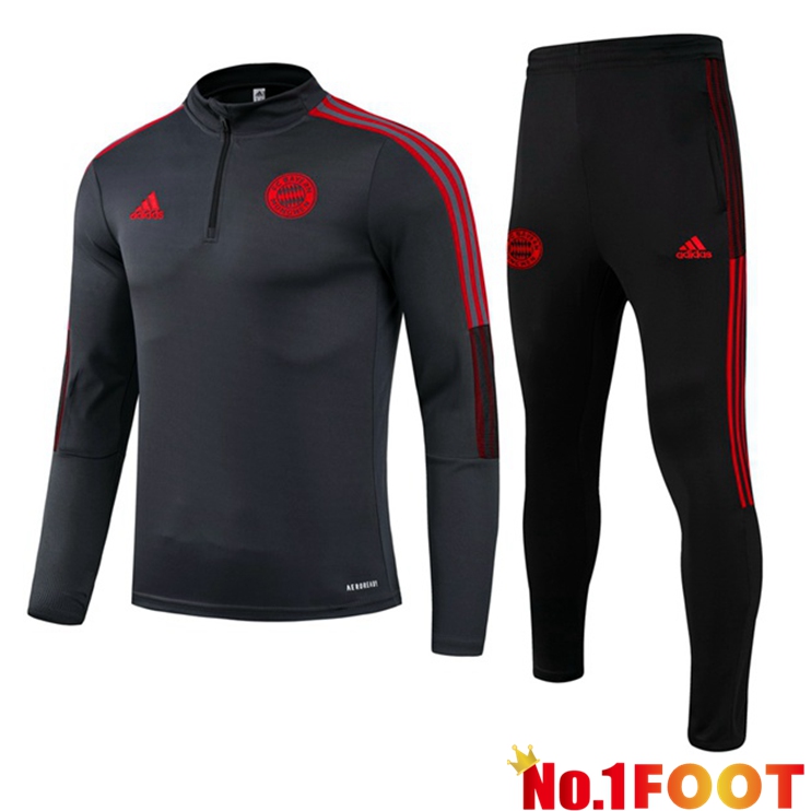 Bayern Munich Training Tracksuit Grey Fonce 2021/2022