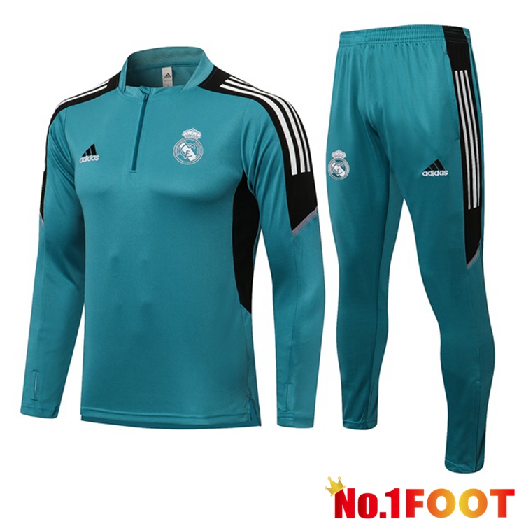 Real Madrid Training Tracksuit Green 2021/2022