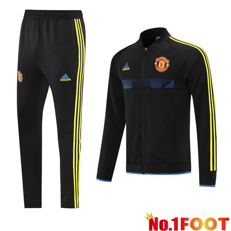 Manchester United Training Tracksuit Black 2021/2022