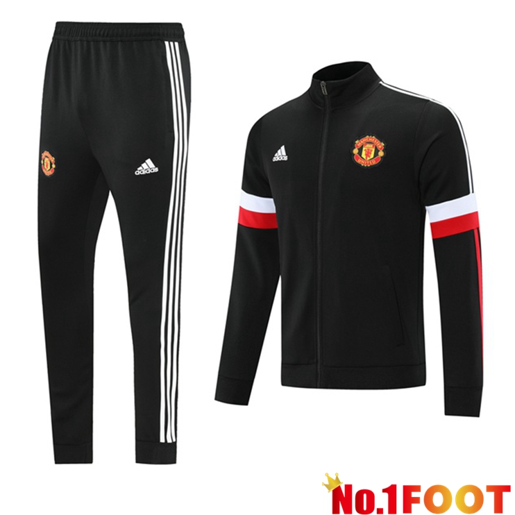 Manchester United Training Tracksuit Black 2021/2022