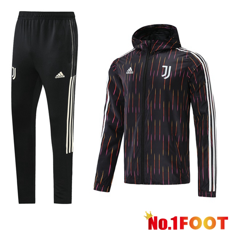 Juventus Training Tracksuit Windbreaker Black 2021/2022