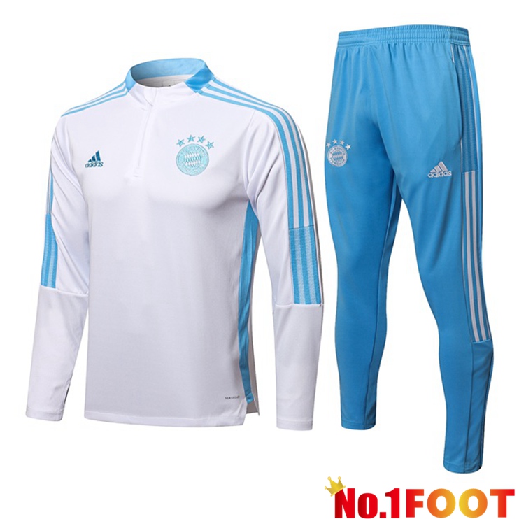 Bayern Munich Training Tracksuit White 2021/2022