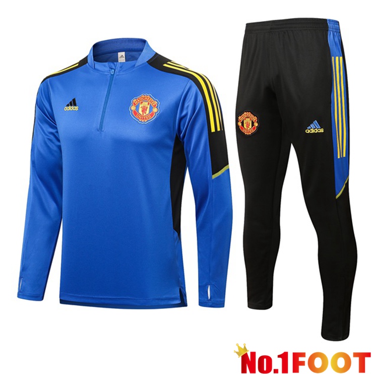 Manchester United Training Tracksuit Blue 2021/2022