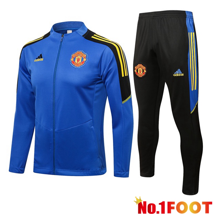 Manchester United Training Tracksuit Blue 2021/2022