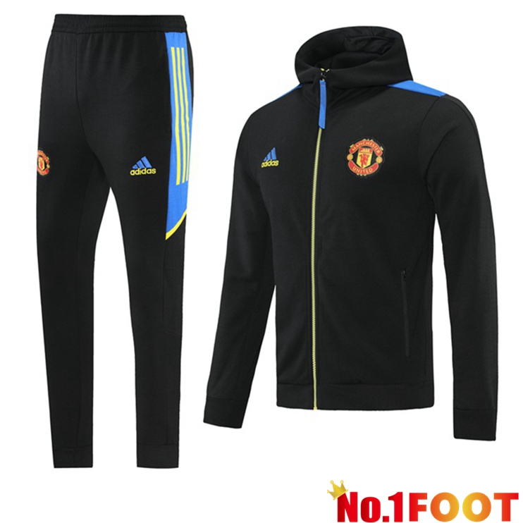 Manchester United Training Tracksuit Black 2021/2022