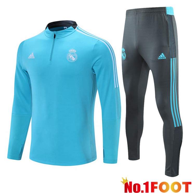 Real Madrid Training Tracksuit Blue 2021/2022