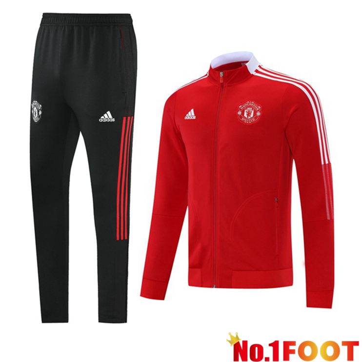 Manchester United Training Tracksuit Red 2021/2022