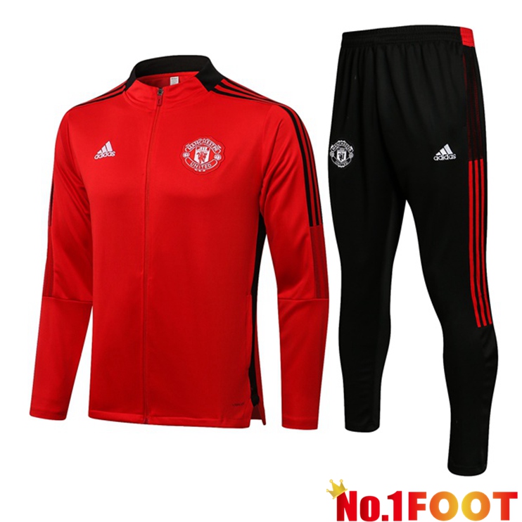 Manchester United Training Tracksuit Red 2021/2022