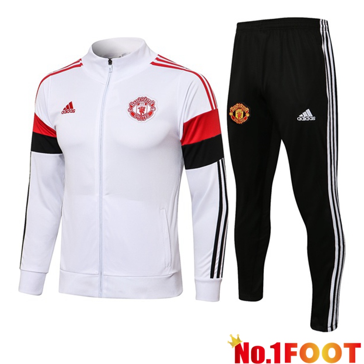 Manchester United Training Tracksuit White 2021/2022